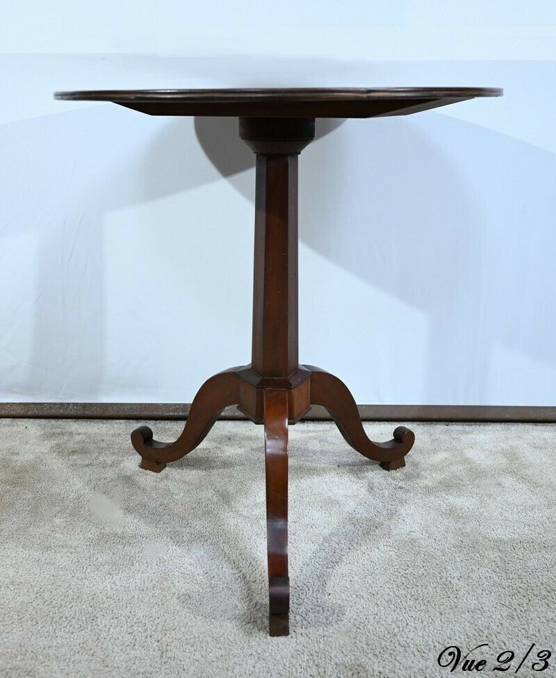 1720.2661287 Small Cuban Mahogany Pedestal Table, Restoration Period – Early 19th Century photo