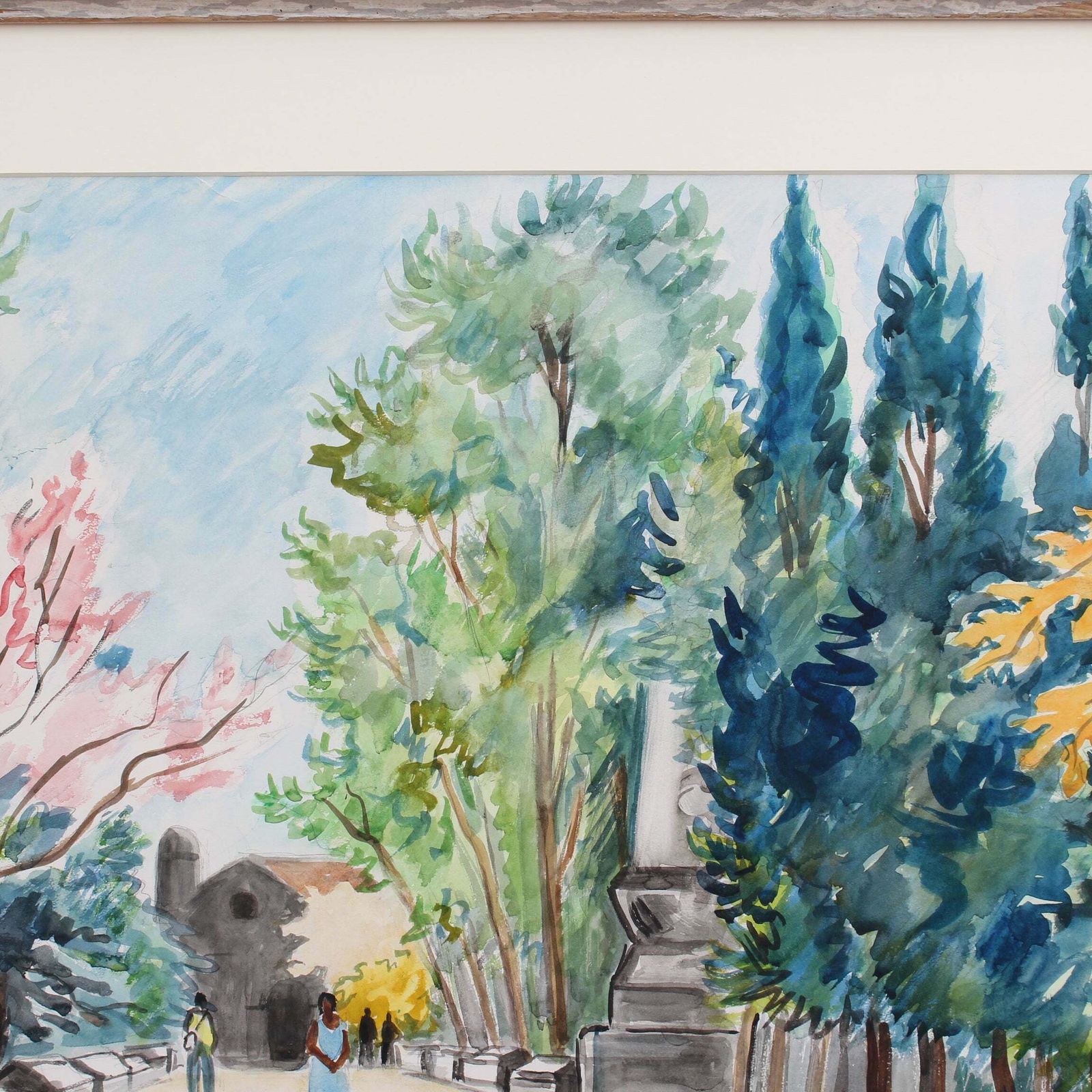 'Les Alyscamps Arles' By Yves Brayer (1977) photo vinterior