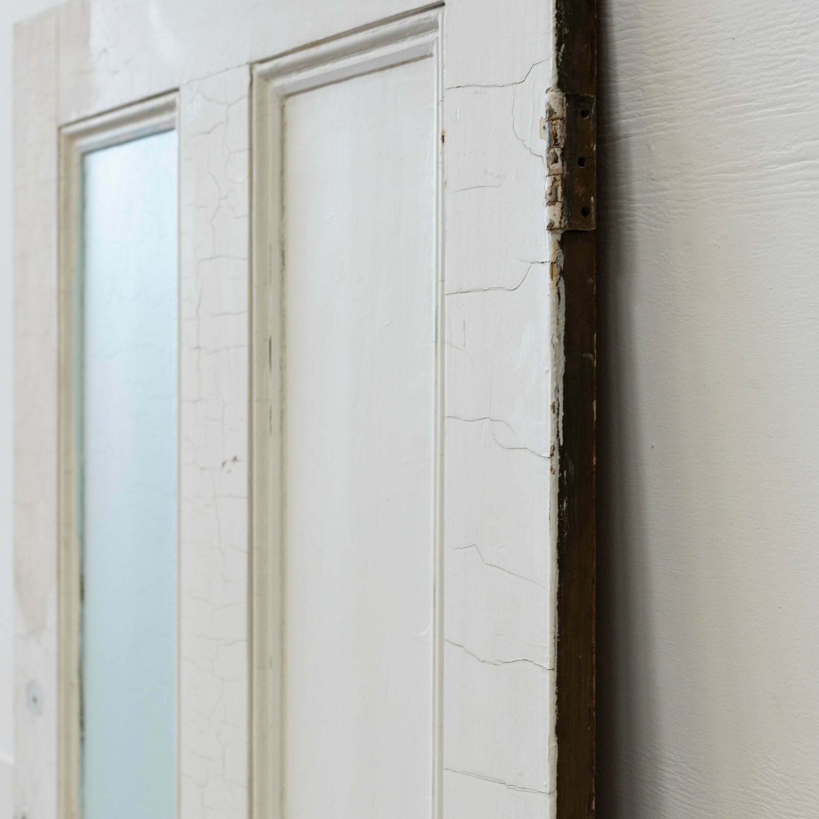 Antique Reclaimed Victorian 4 Panel Door   199cm X 80.5cm photo furniture