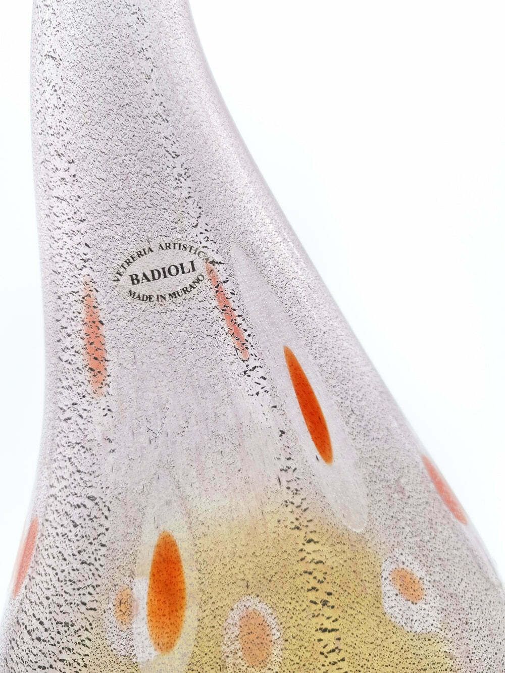 Murano Glass Vase From Vetreria Badioli, 1970s photo furniture