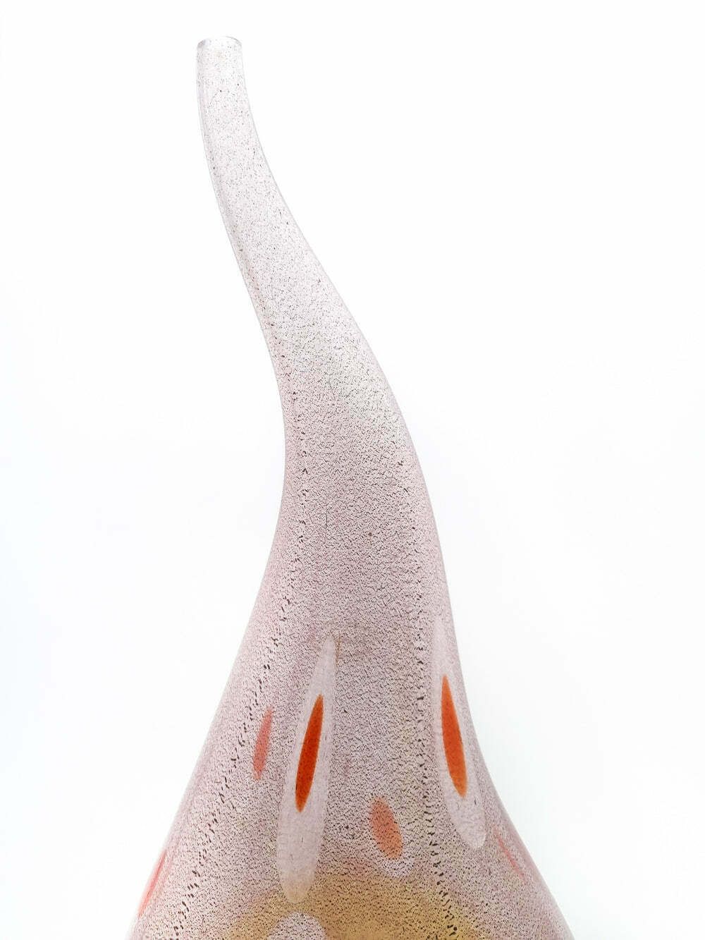 Murano Glass Vase From Vetreria Badioli, 1970s photo vinterior