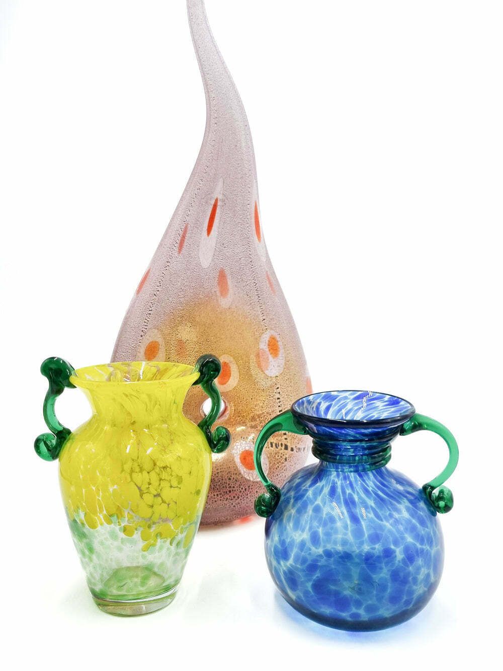 photo furniture Murano Glass Vase From Vetreria Badioli, 1970s