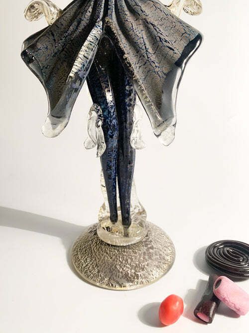 Figurative Statue In Hand Blown Murano Glass Attributable To Salviati In The 1960s photo Art