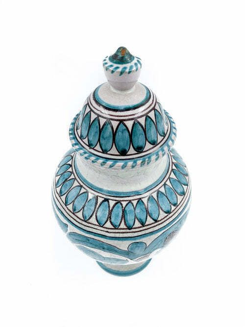 Potiche In Orvieto Azzurra Ceramics From The 1950s photo furniture
