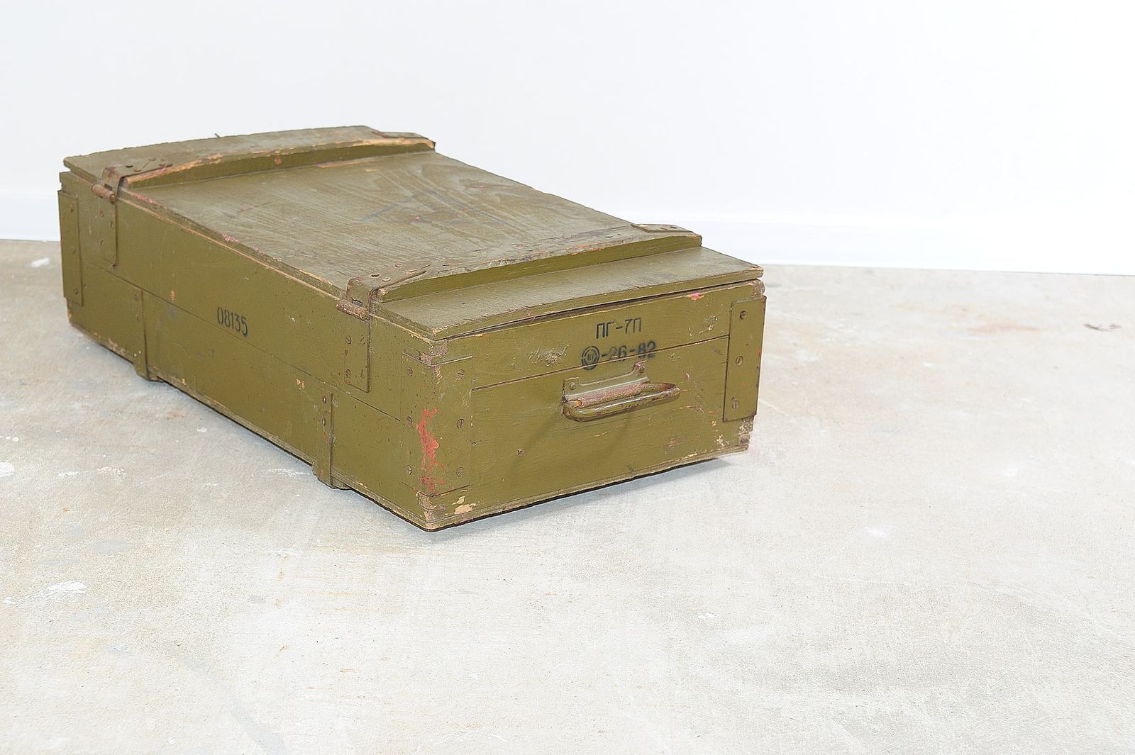 Eastern Bloc Wooden Military Crate, Soviet Union photo buy