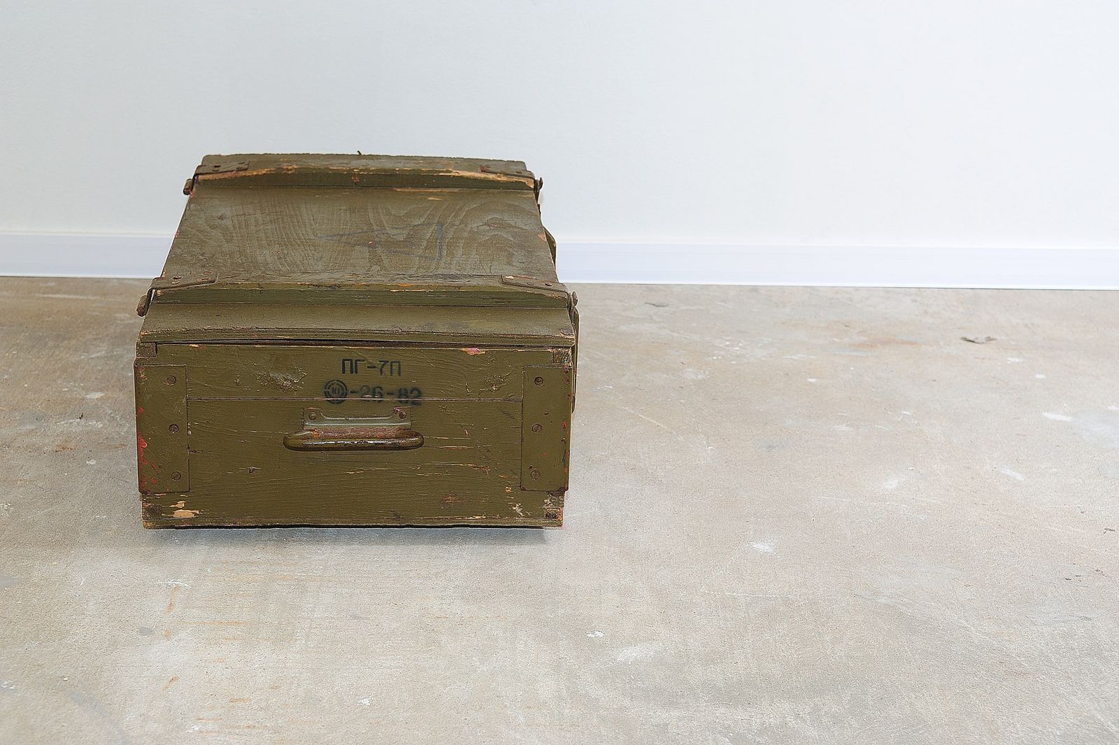 photo furniture Eastern Bloc Wooden Military Crate, Soviet Union