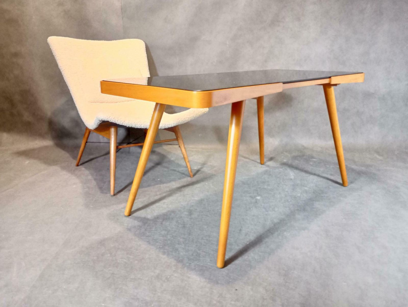 Coffe Table By Jiri Jiroutek, Czech Mid Century 1961 photo vintage