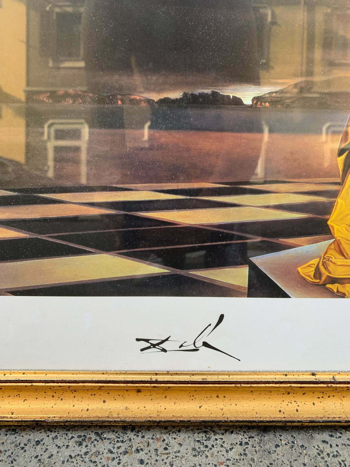 Print On Wood By Salvador Dalì 1960s photo for sale