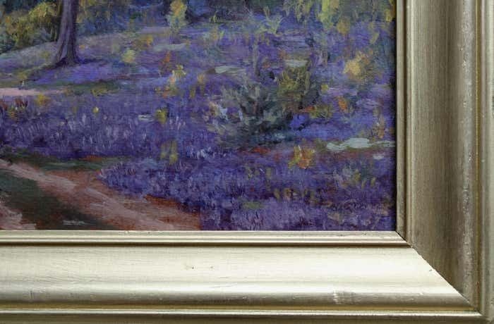 Reinhold Kasparsons Landscape. 1937, Oil On Cardboard, 34x40 Cm photo for sale