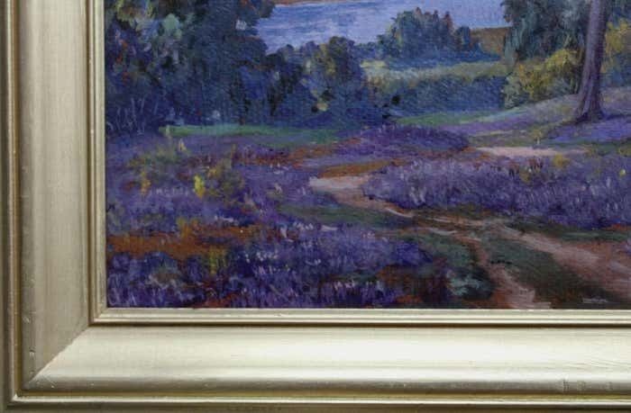 Reinhold Kasparsons Landscape. 1937, Oil On Cardboard, 34x40 Cm photo Art