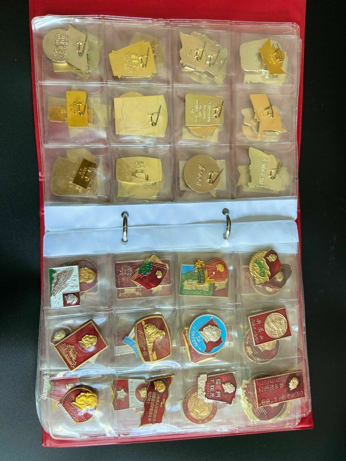 Collection Of Red Chairman Mao Badge Medal Commemorative Medals 120pcs photo vinterior