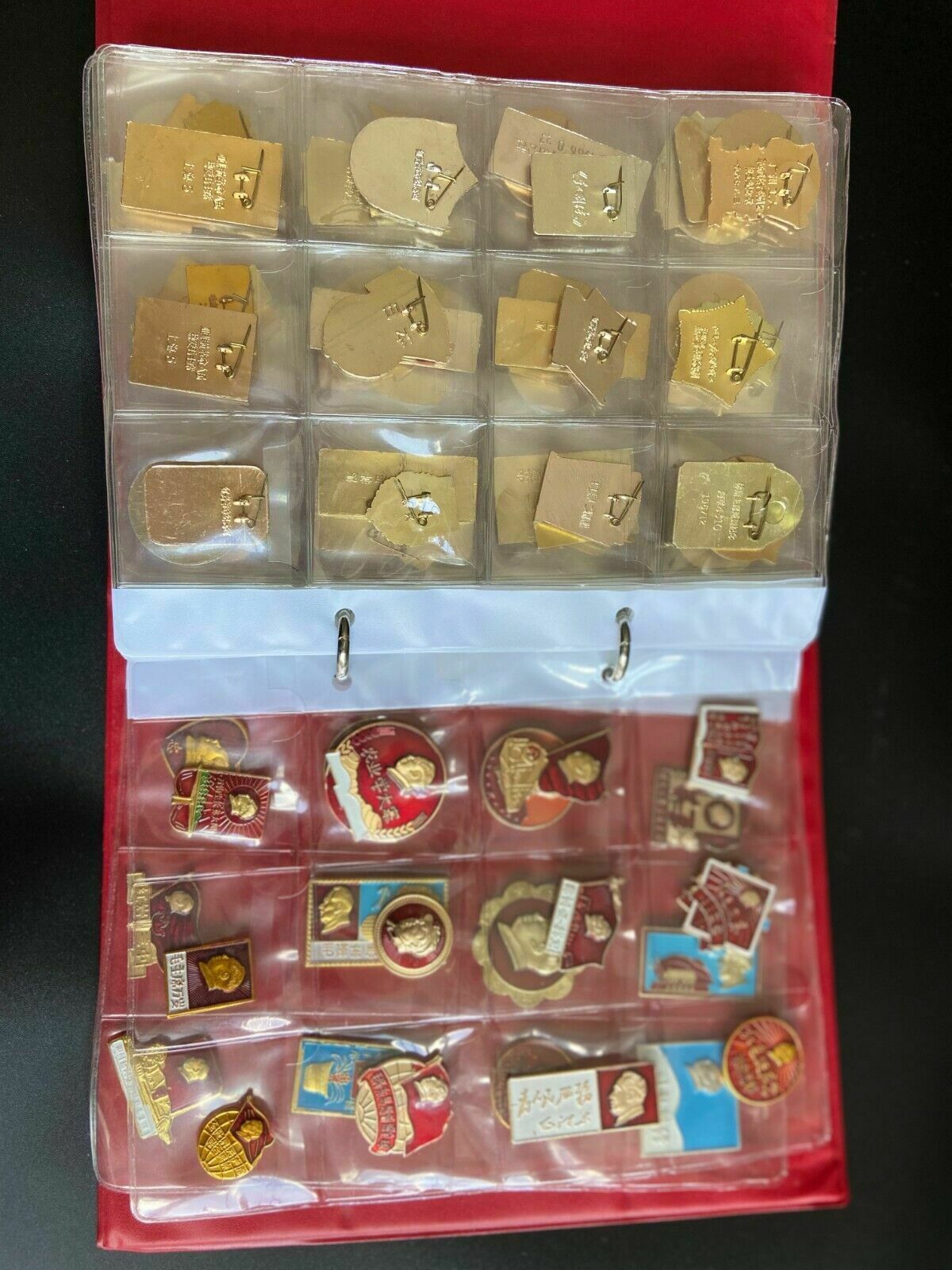 photo for sale Collection Of Red Chairman Mao Badge Medal Commemorative Medals 120pcs