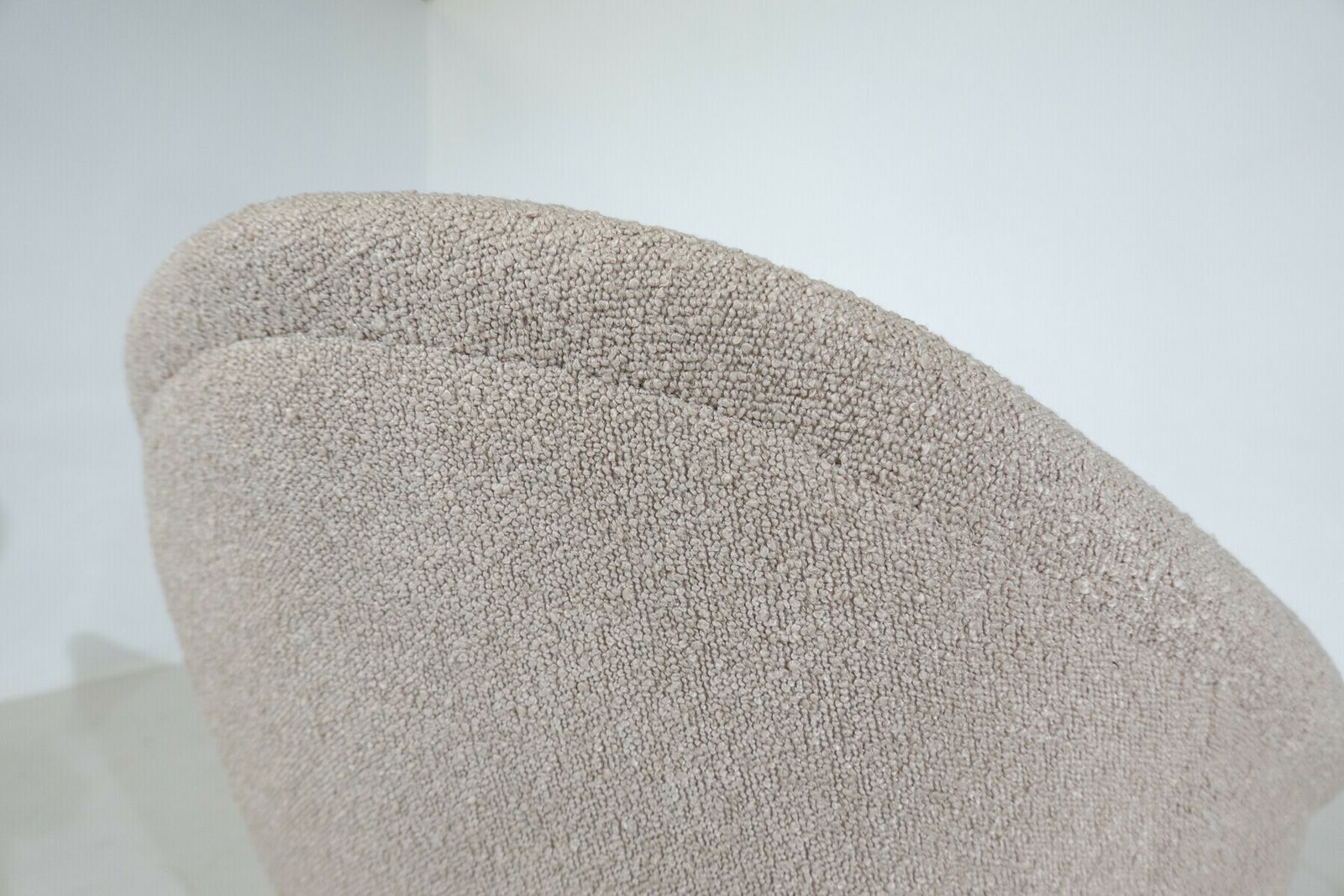 Pair Of Mid Century Modern Beige Fabric Armchairs By Julia Gaubek – Hungary 1950s photo buy
