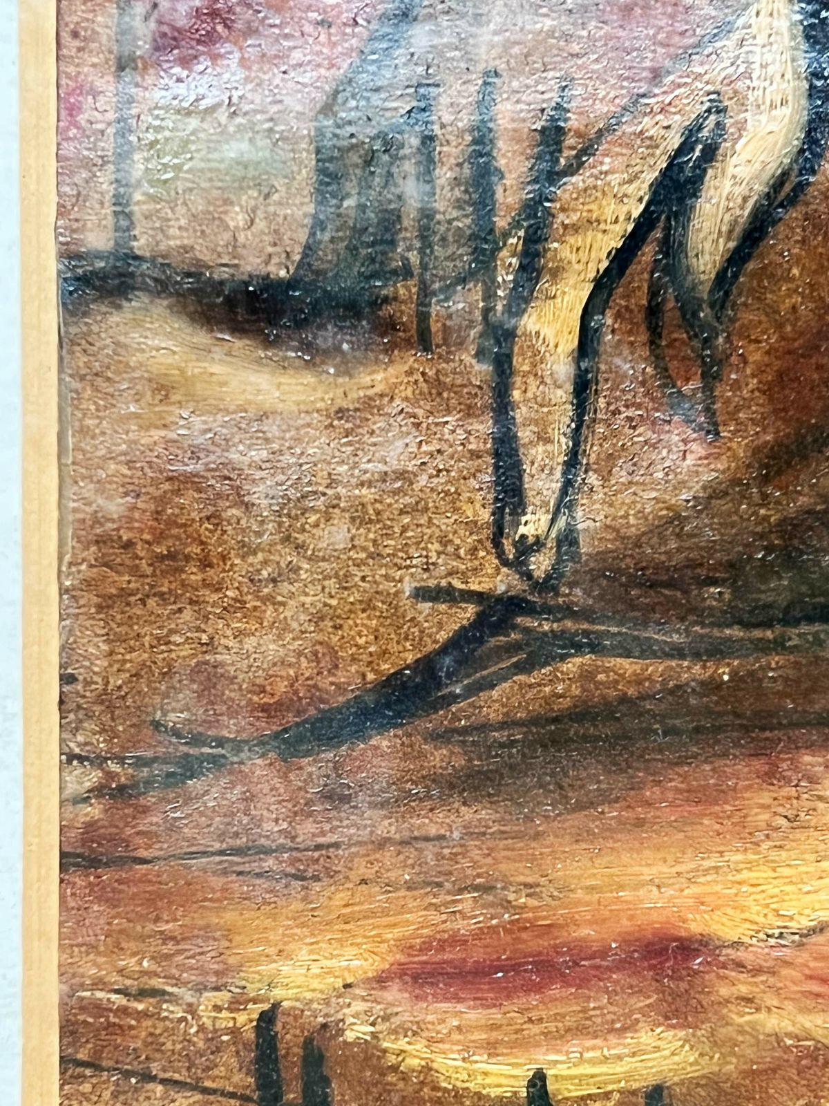 Oil Painting On Plywood Of A Woman's Nude By Aldo Sterchele From 1980 photo for sale