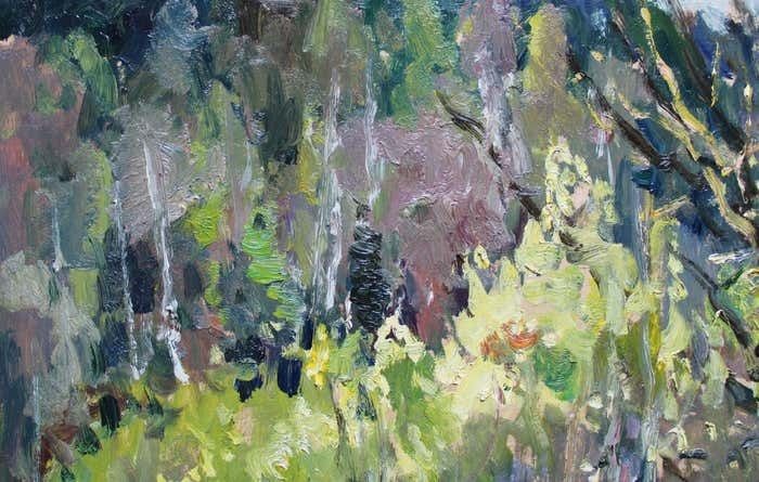 Edgars Vinters Boulders Near The Field. 1983, Cardboard, Oil, 68x94 Cm photo vinterior
