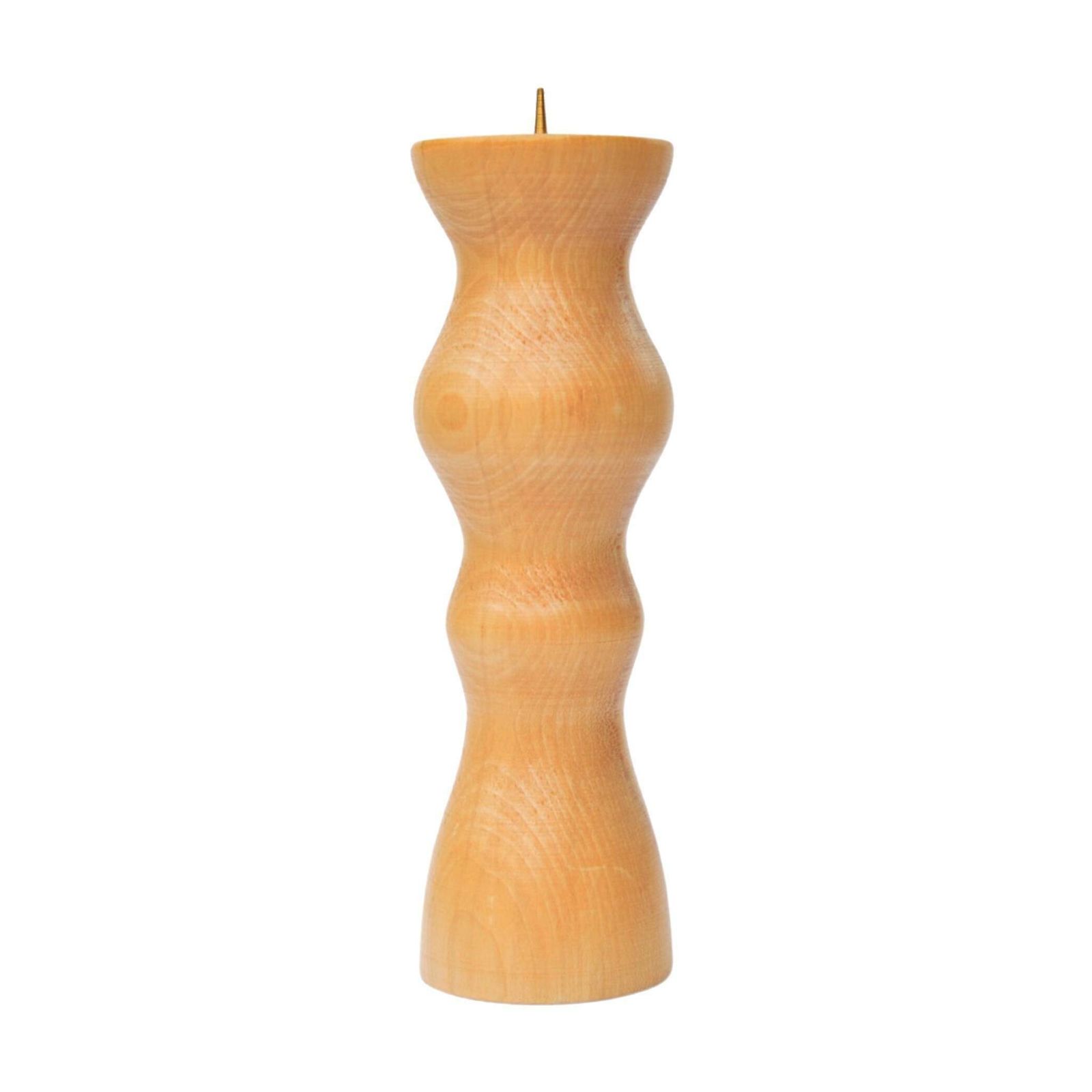 Wooden Modernist Candlestick, Denmark, 1970s. photo vinterior