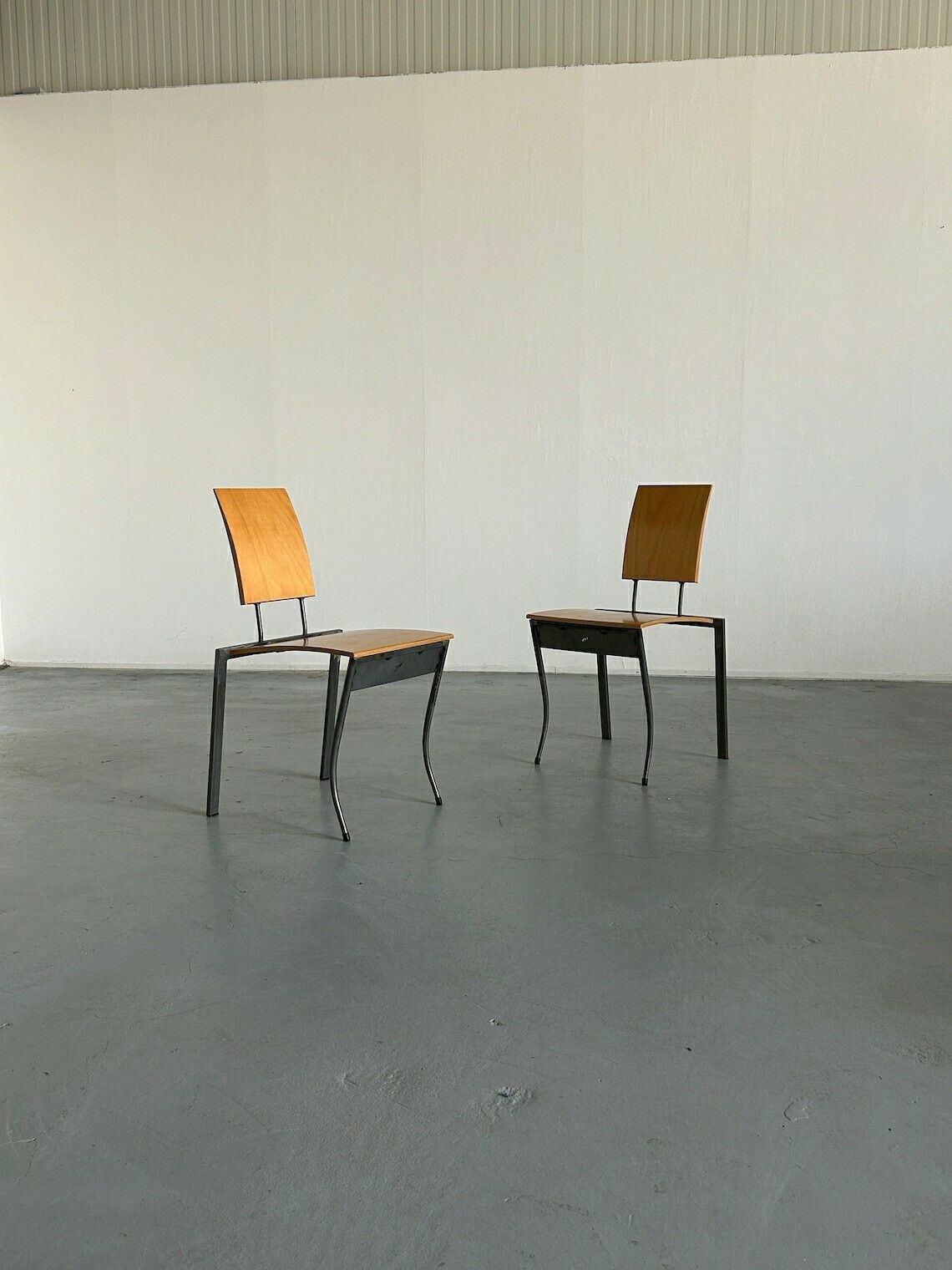 1 Of 2 Sculptural Memphis Design Postmodern Chairs By Karl Friedrich Förster For Kff, 1980s Germany