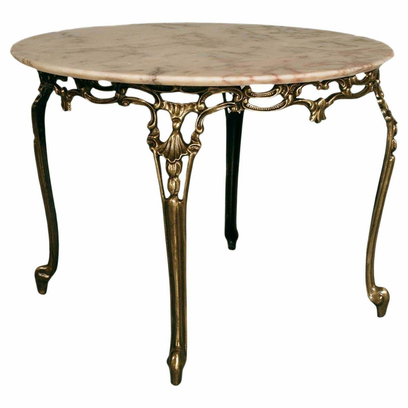 Early French Louis XV Belle Epoque Cocktail Bronze Table , Central Coffee Table