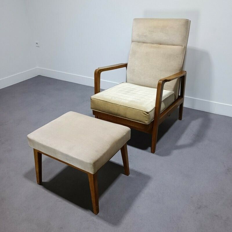 Knoll Antimot Chair And Stool, 1960s photo 1088.0