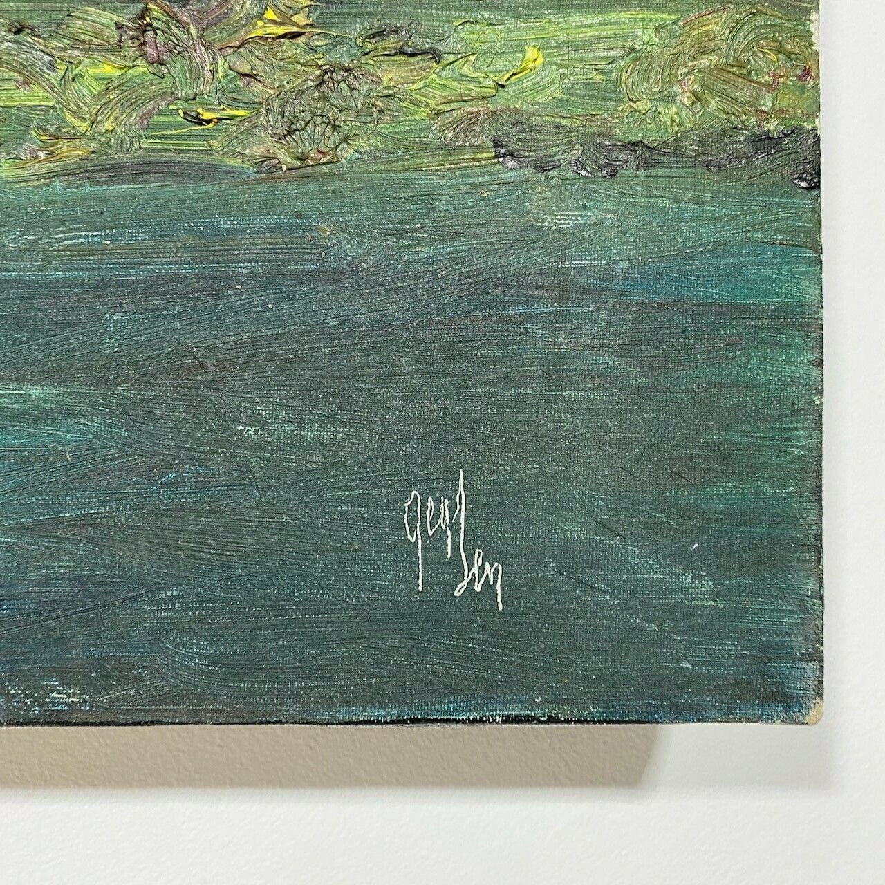 Wide View Painting, Boats, Oil On Canvas photo 170.0