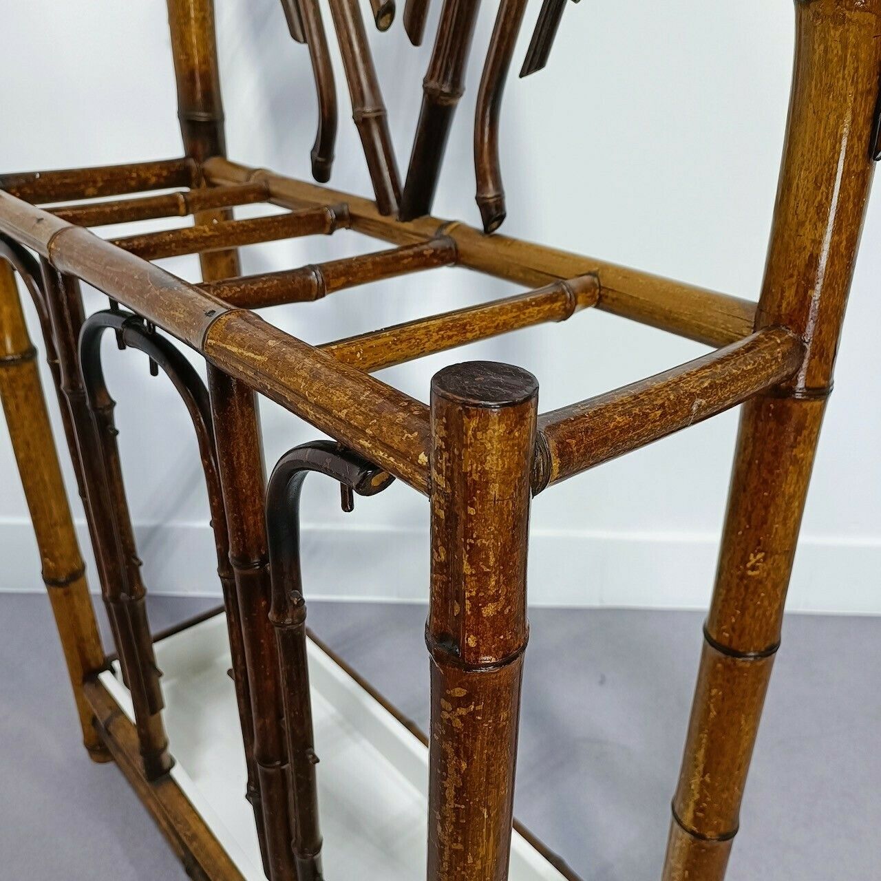 photo furniture Bamboe Kapstok Met Paraplubak