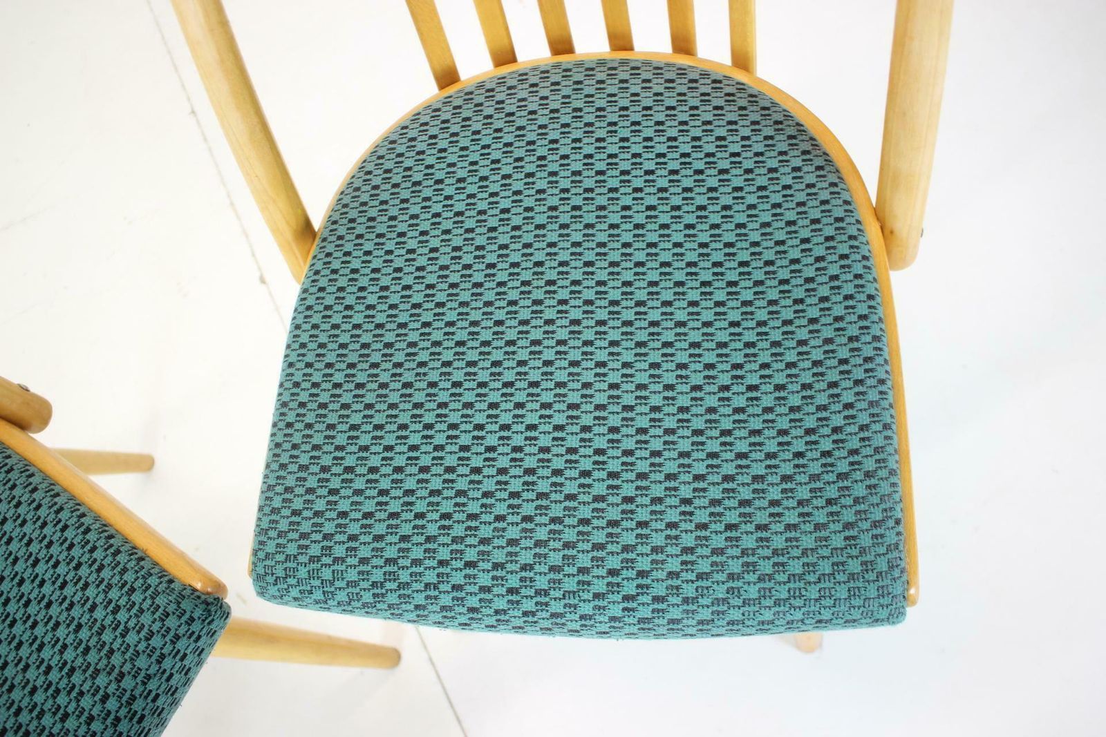1960s Antonin Suman Set Of Six Dining Chairs Czechoslovakia photo buy