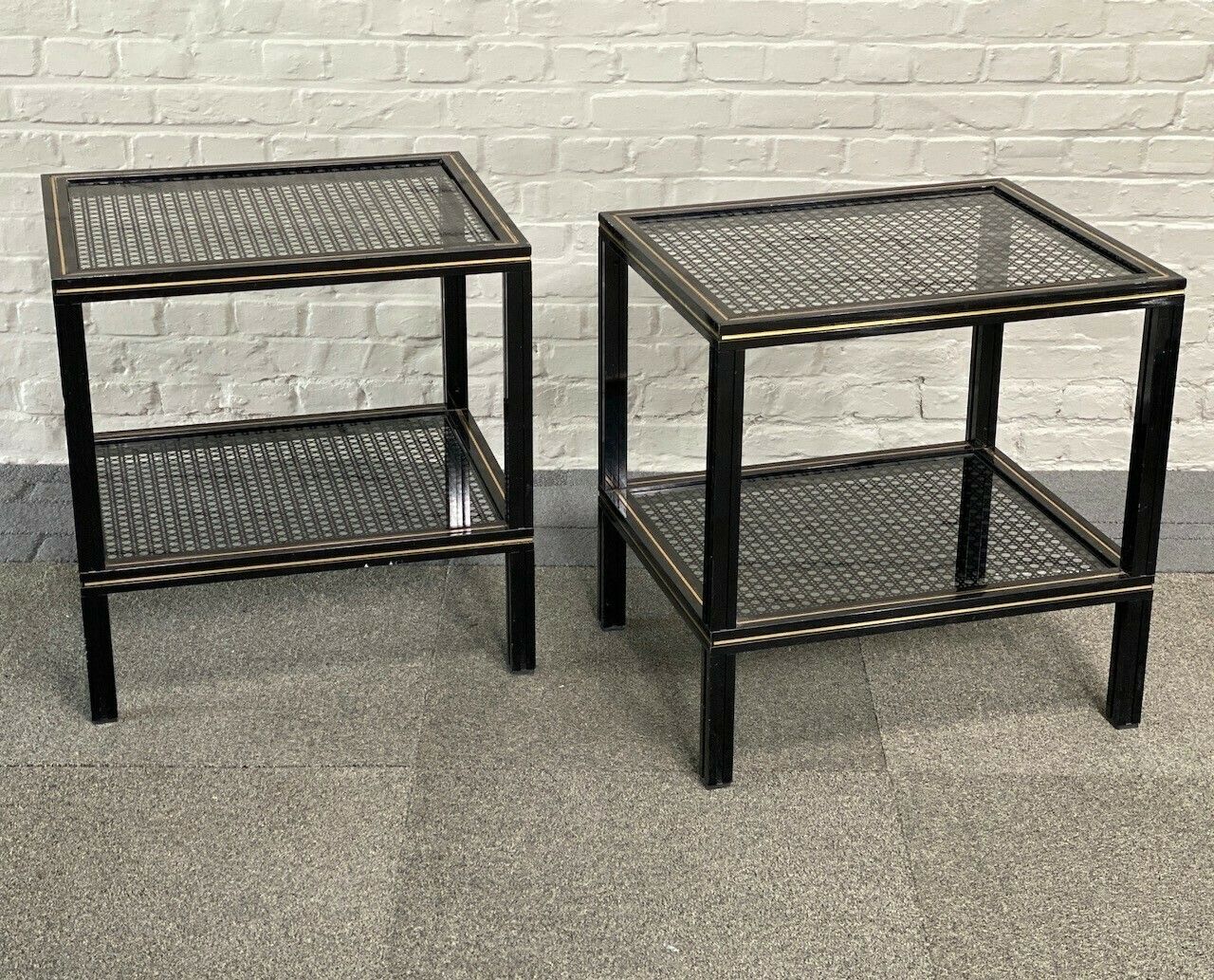 Pair Pierre Vandel Sidetables, Mid 20th Century