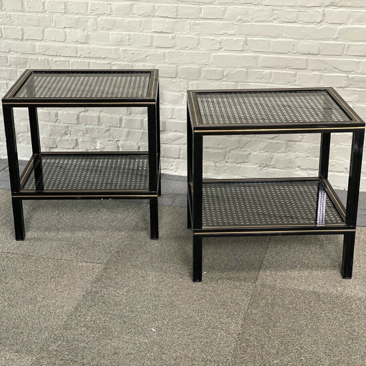 Pair Pierre Vandel Sidetables, Mid 20th Century photo 196.0