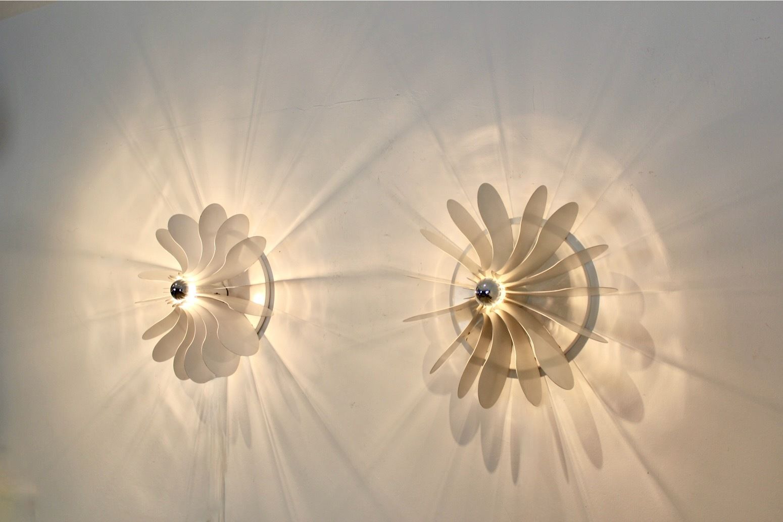 Graphical Bolide Sconces By Hermian Sneyders De Vogel For Raak, Amsterdam, Stock Of Four photo 1214.0