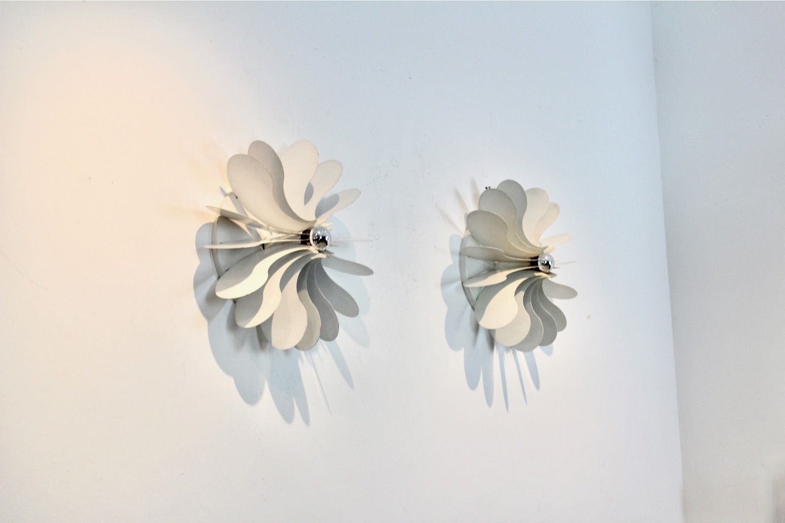 photo furniture Graphical Bolide Sconces By Hermian Sneyders De Vogel For Raak, Amsterdam, Stock Of Four