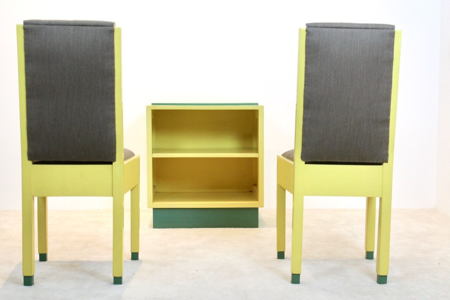 Dutch Modernism Chairs And Cabinet By Jan Den Drijver For ‘De Stijl’ photo buy