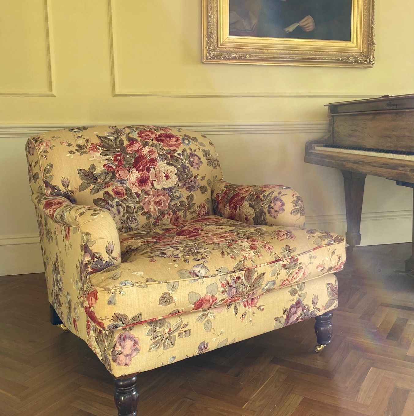 Jean Monro English Country House Howard Style Large Armchair photo Furniture