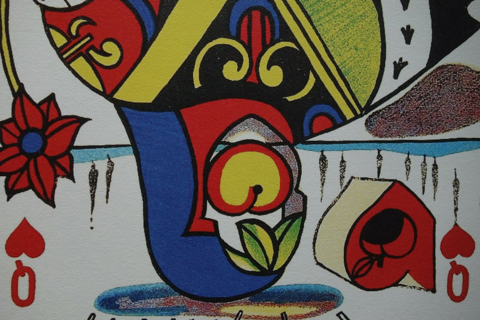 photo furniture Fine Surrealist Limited Edition Print, Surreal Playing Cards   Queen, Salvador Dali, Signed & Numbered In Pencil