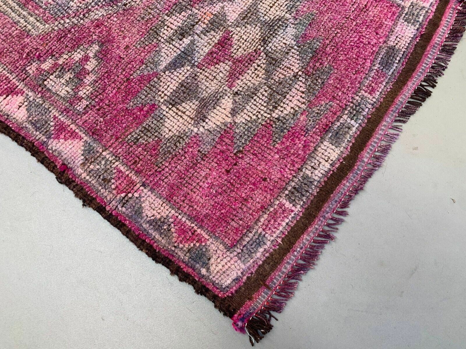 Vintage Turkish Tribal Runner 355x90 Cm Veg Dye Wool Rug Tribal, Handmade photo buy