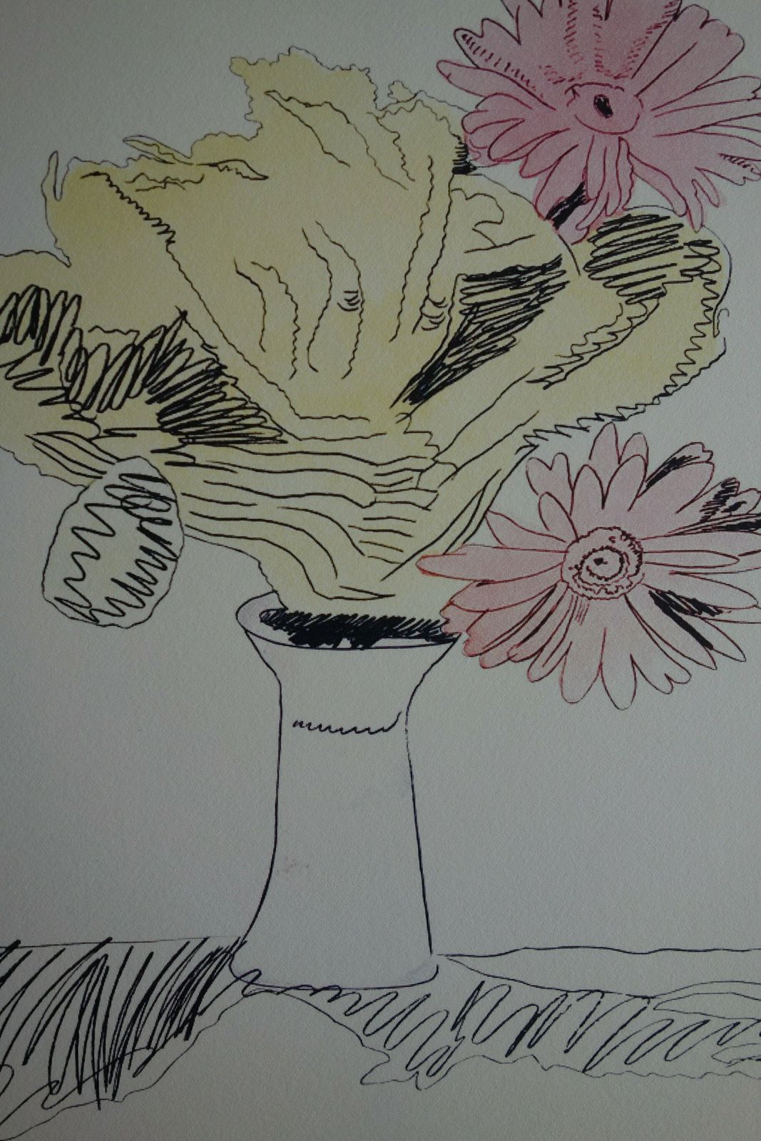 Fine Pop Art Edition Print   Illustration   Flowers, Andy Warhol, Signed & Numbered photo furniture