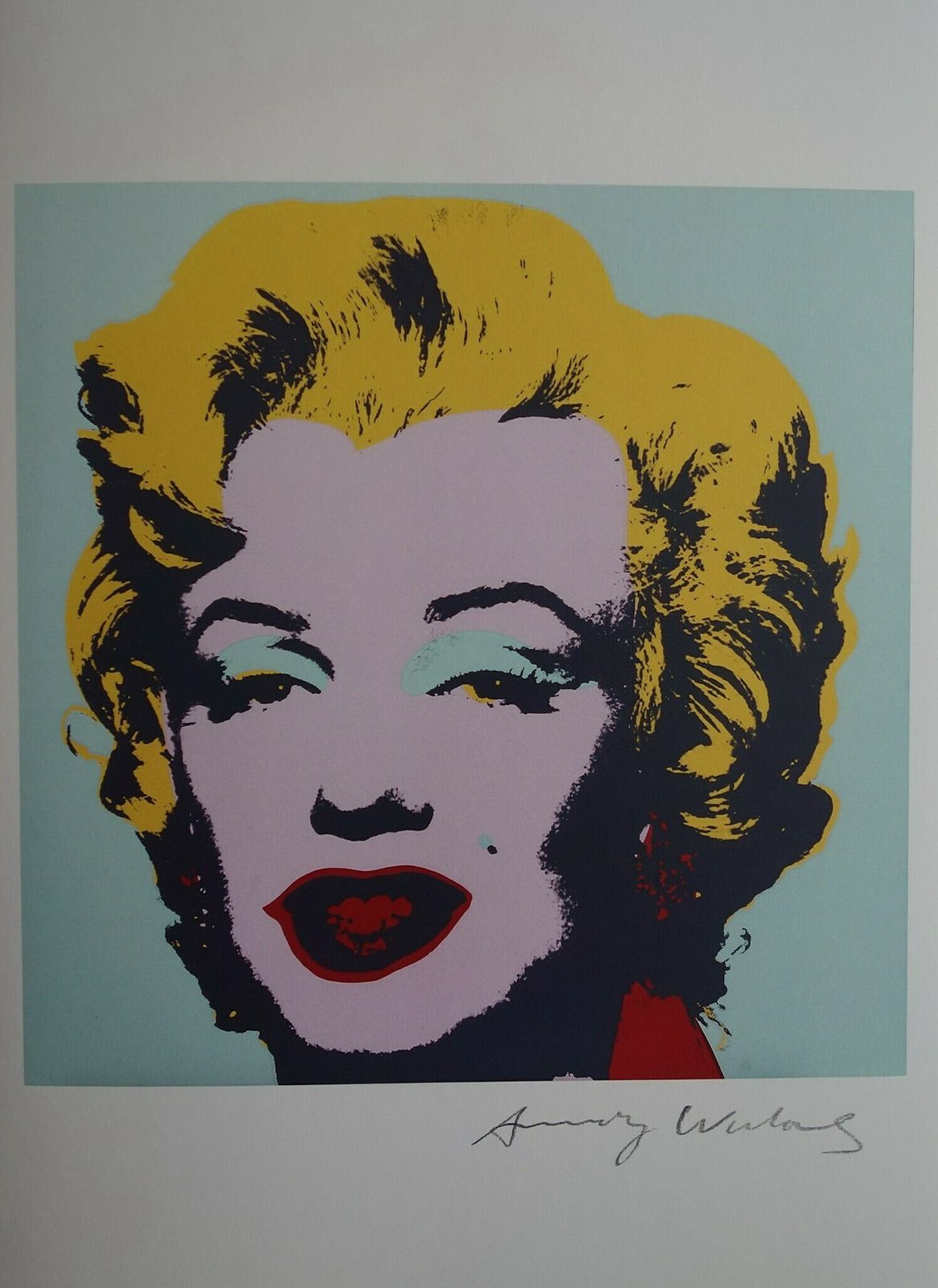 Fine Pop Art Limited Edition Print – Marylin Monroe, Andy Warhol, Signed & Numbered
