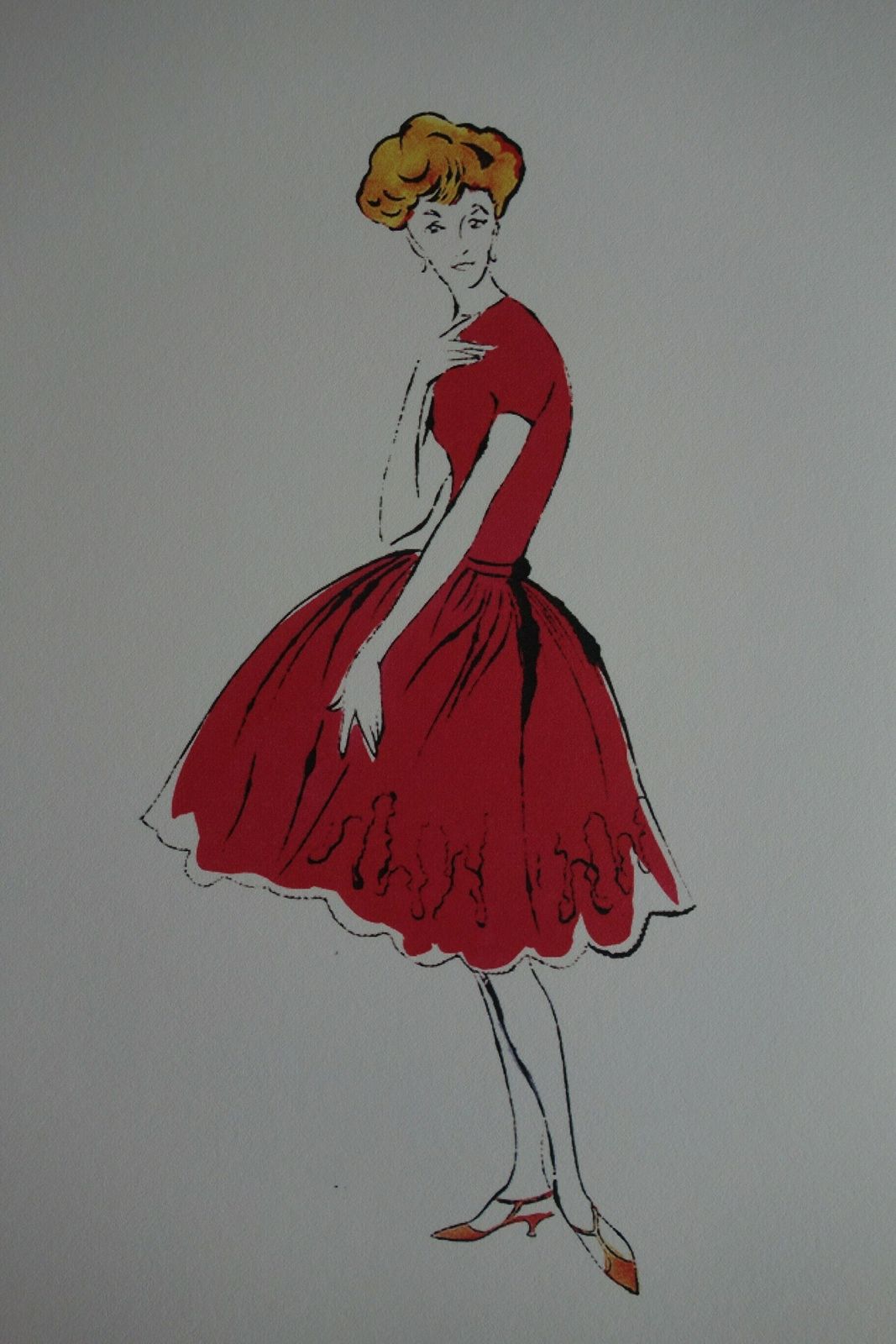 Fine Pop Art Limited Edition Print   Illustration   Woman, Andy Warhol, Signed