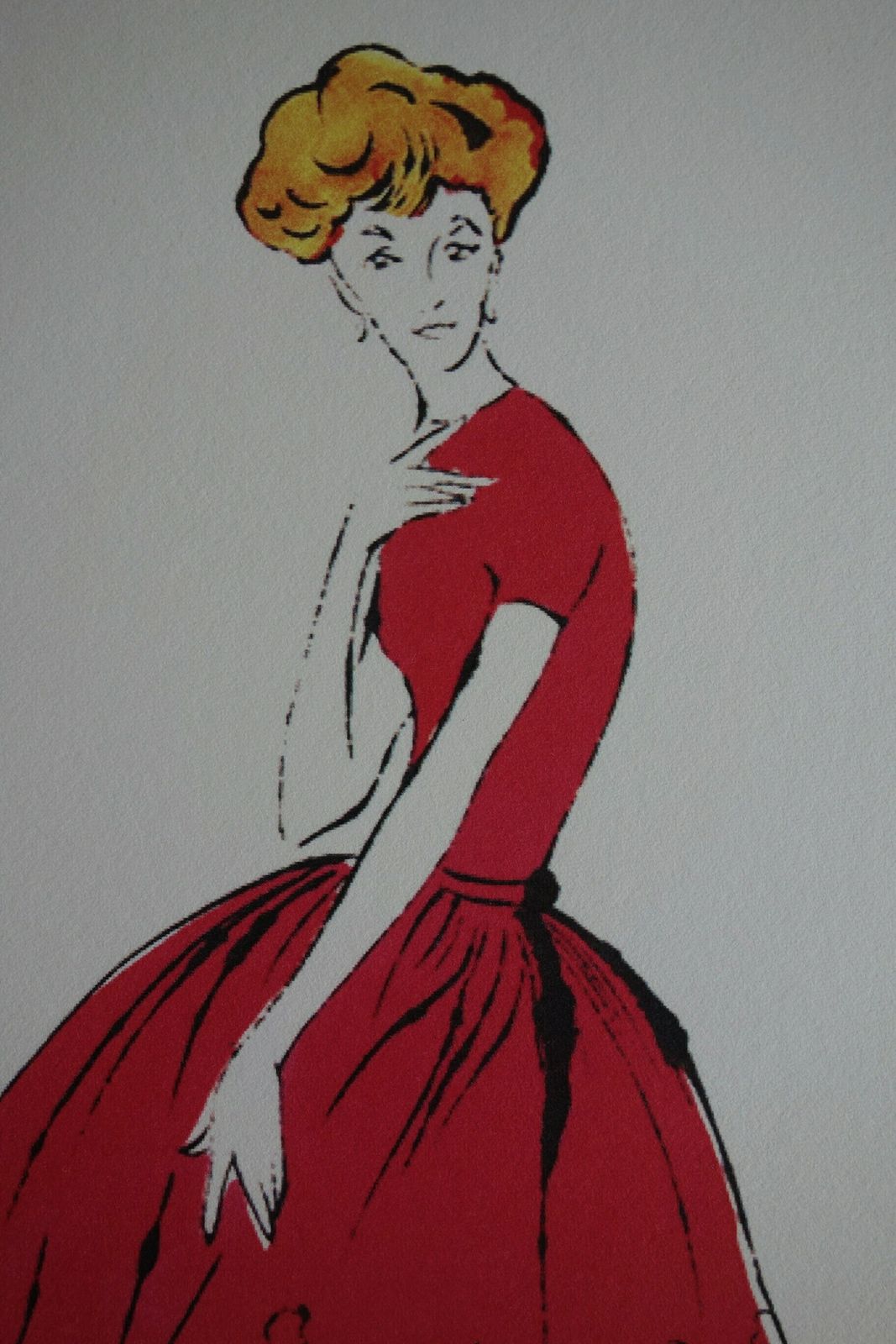 Fine Pop Art Limited Edition Print   Illustration   Woman, Andy Warhol, Signed photo furniture