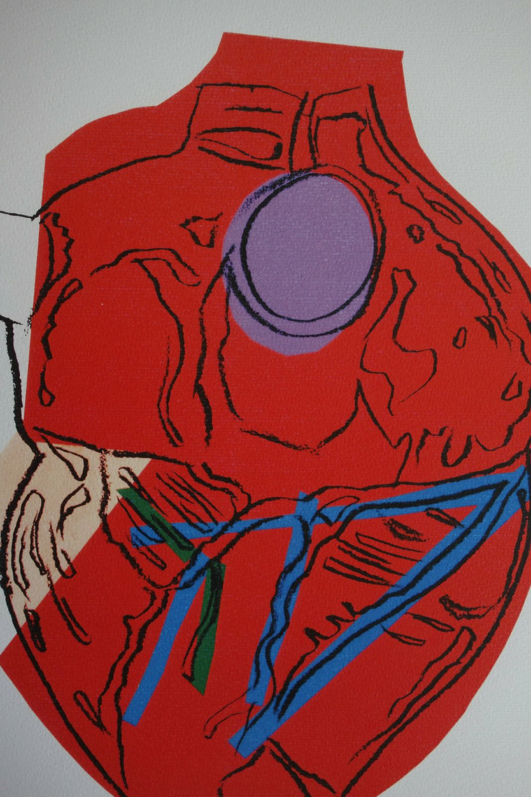 Fine Pop Art Limited Edition Print   Illustration   Love Heart, Andy Warhol, Signed & Numbered photo for sale