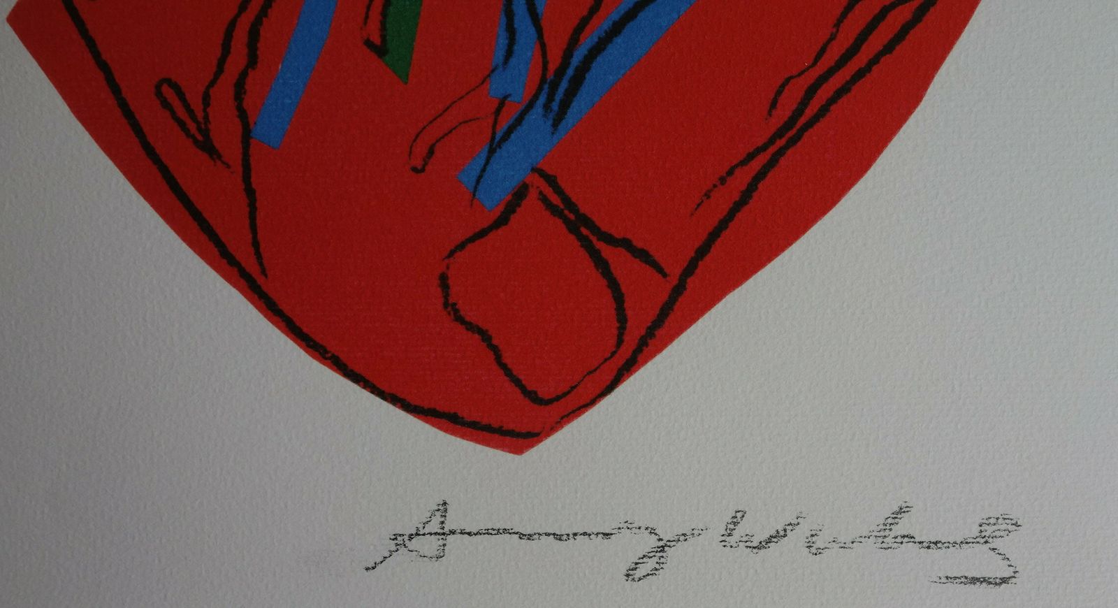 Fine Pop Art Limited Edition Print   Illustration   Love Heart, Andy Warhol, Signed & Numbered photo Art