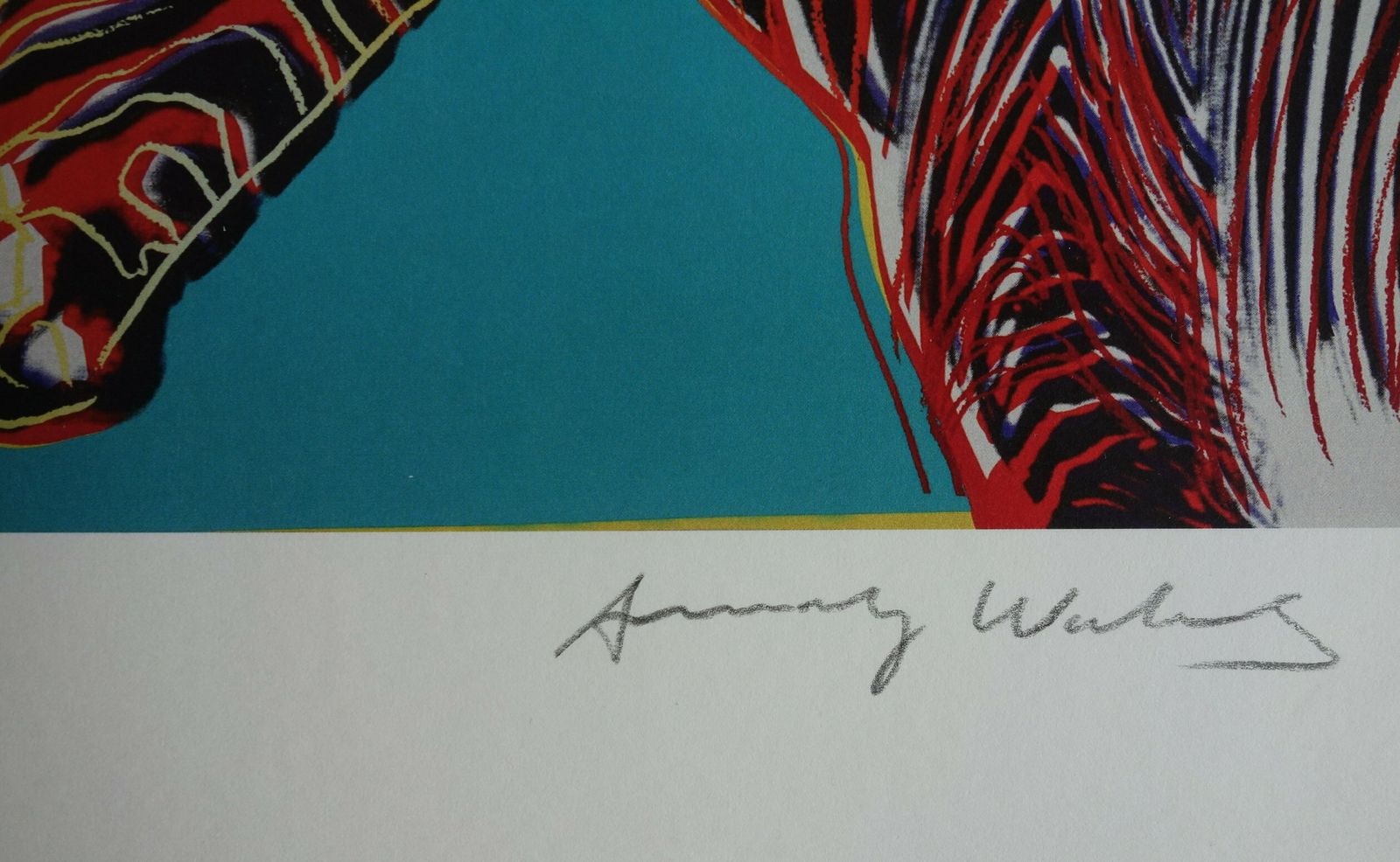 Fine Pop Art Limited Edition Print   Animal Series   Zabra, Andy Warhol, Signed & Numbered photo for sale