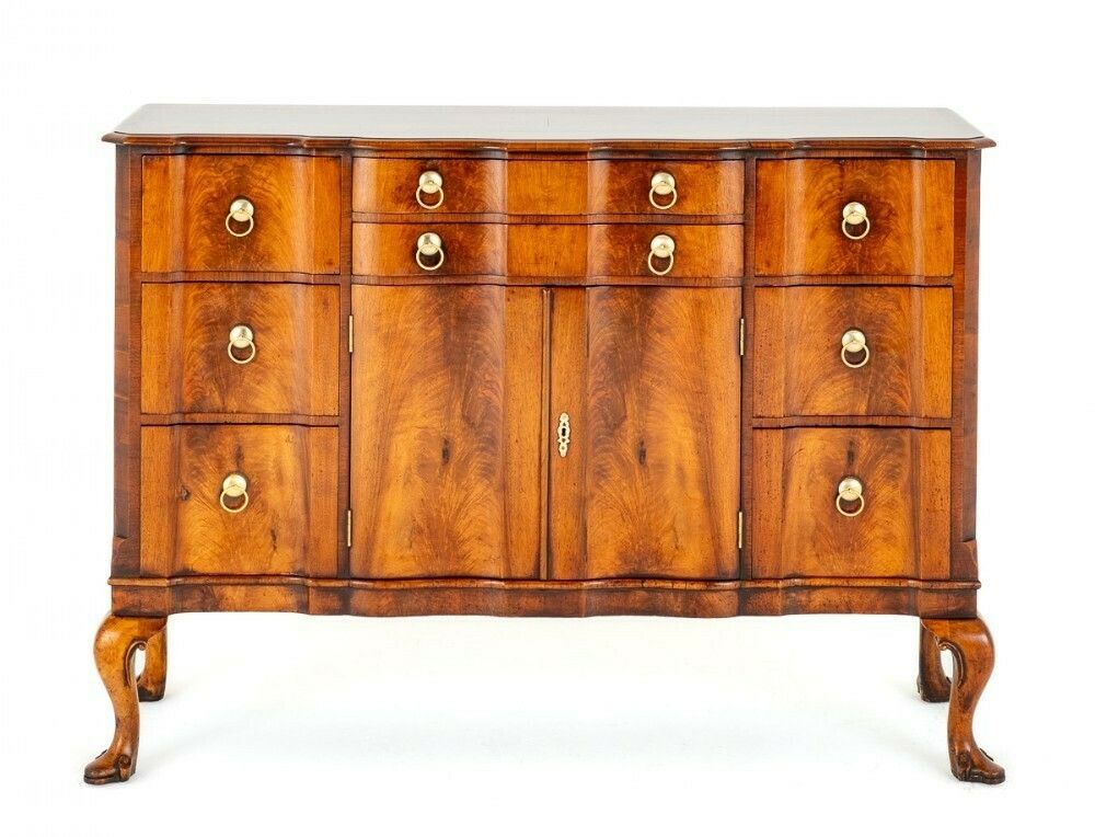 Queen Anne Commode Walnut Side Cabinet
