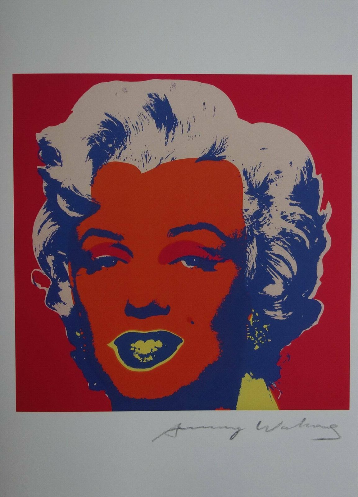 Fine Pop Art Limited Edition Print – Marylin Monroe, Andy Warhol, Signed & Numbered