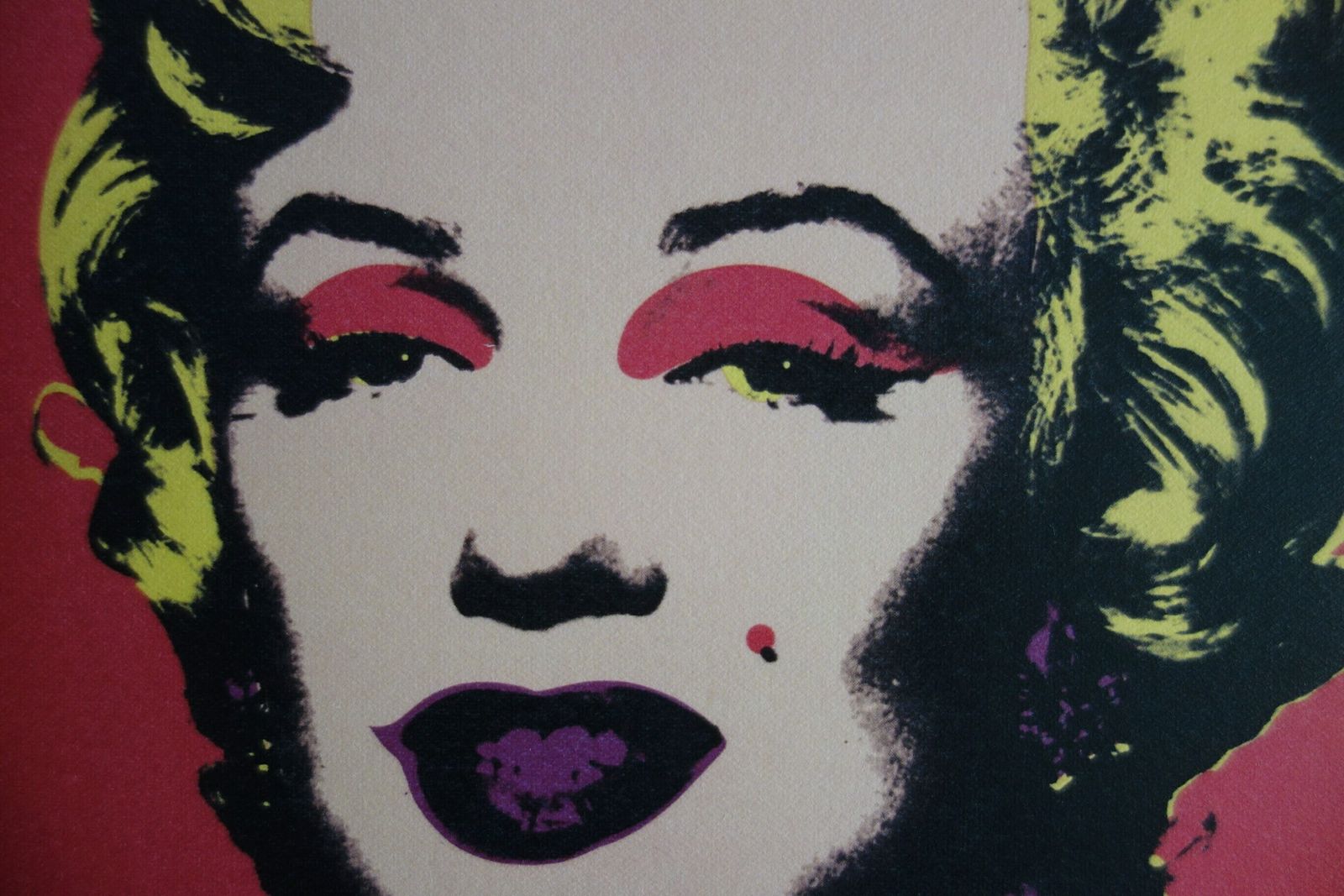 Fine Pop Art Limited Edition Print – Marylin Monroe, Andy Warhol, Signed & Numbered photo furniture