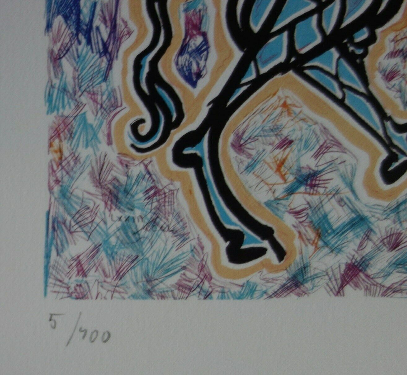 Fine Surrealist Limited Edition Print, Burning Giraffe, Salvador Dali, Signed & Numbered In Pencil photo vinterior