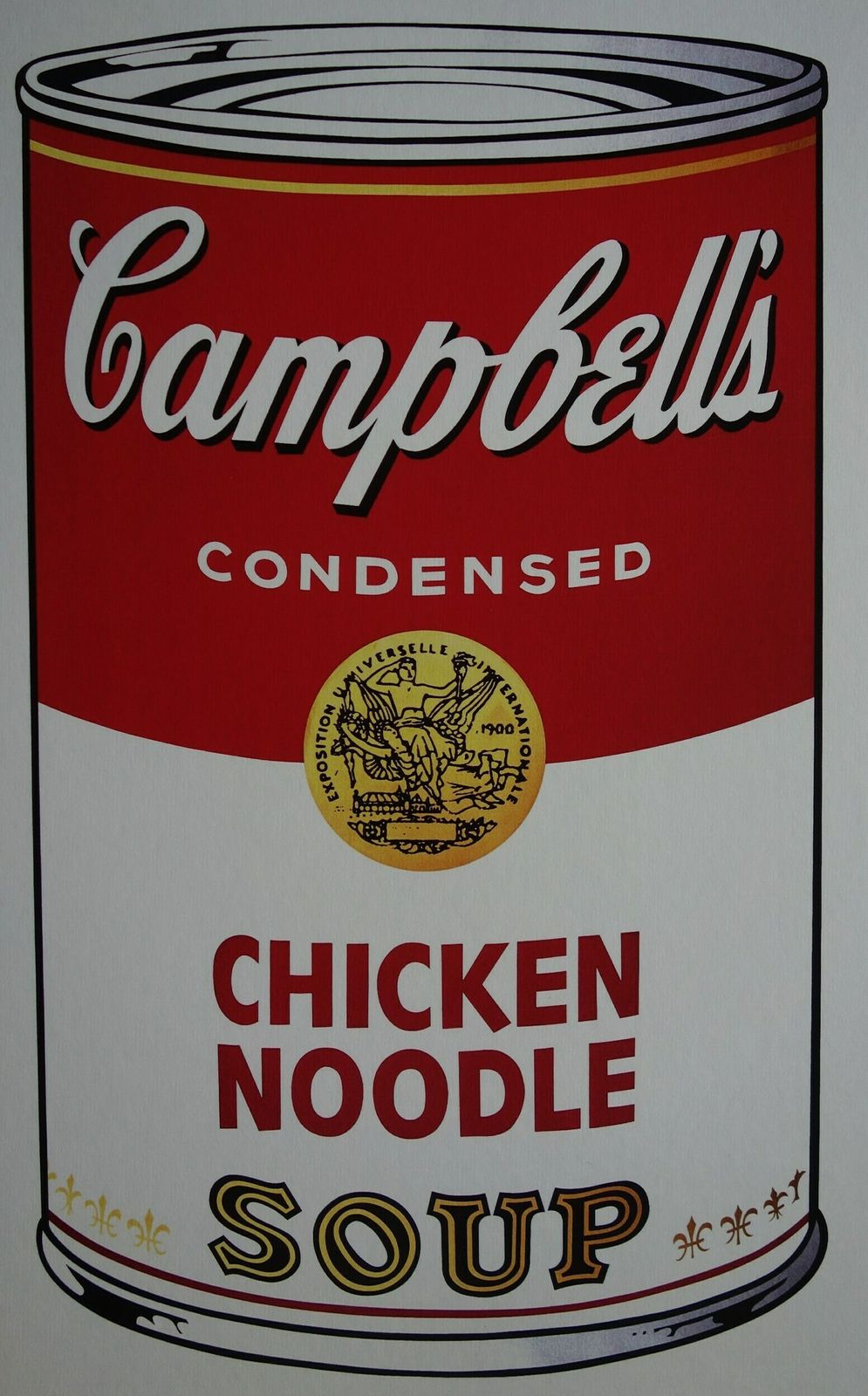Fine Pop Art Limited Edition Print – Campbell’s Soup Can, Andy Warhol, Signed & Numbered – Estate Stamp photo furniture