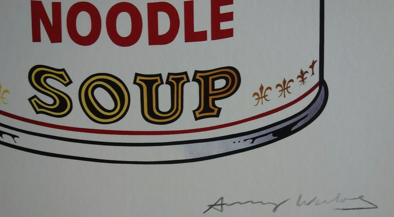 Fine Pop Art Limited Edition Print – Campbell’s Soup Can, Andy Warhol, Signed & Numbered – Estate Stamp photo 317.0