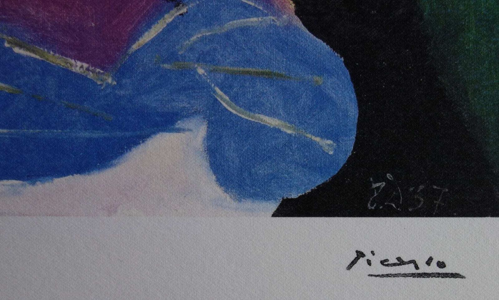 Fine Cubist Edition Print   Portrait Of A Woman, Pablo Picasso, Signed & Stamped photo 90.0