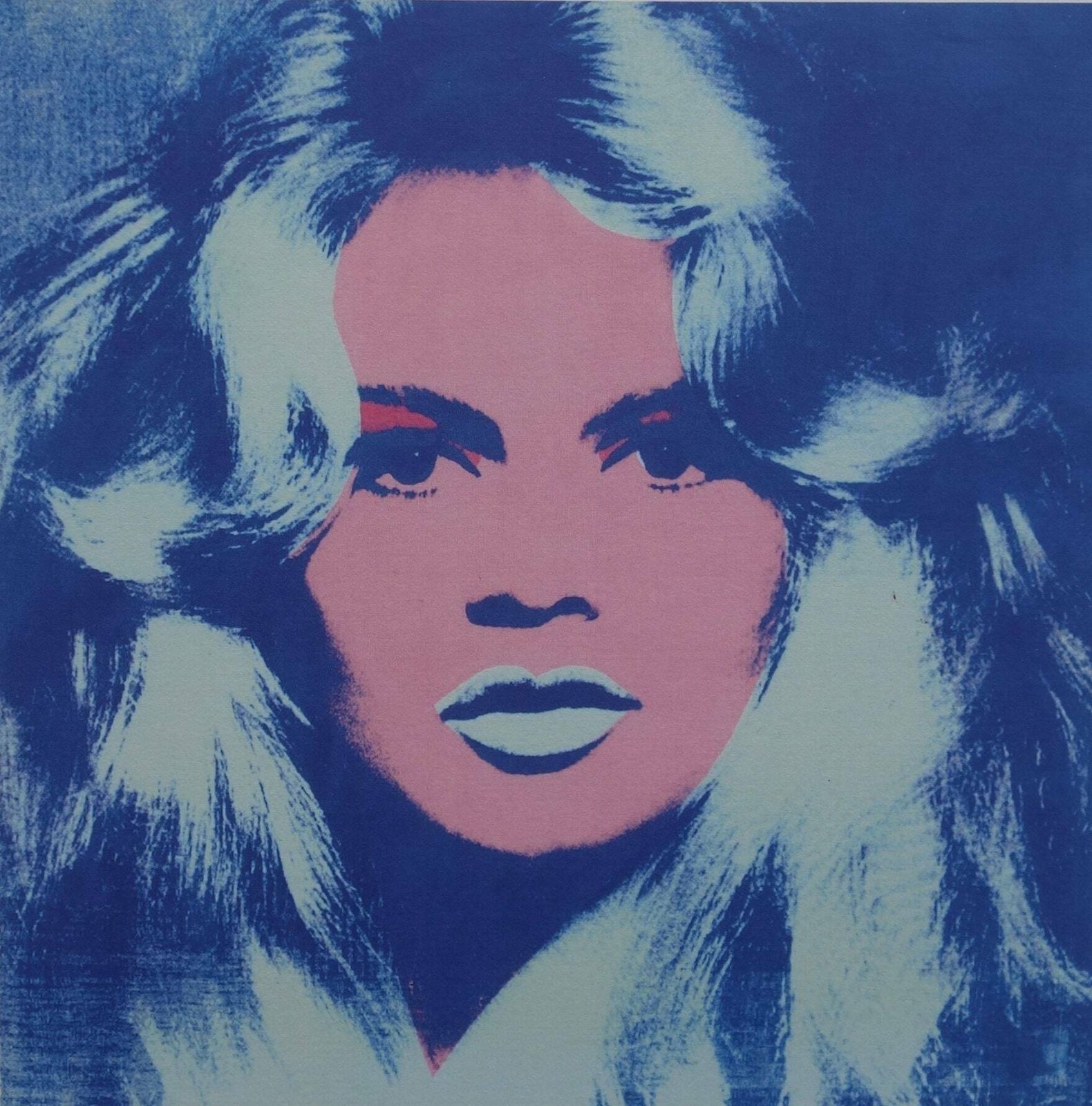 Fine Pop Art Limited Edition Print – Celebrity Portrait Series   Brigitte Bardot, Andy Warhol, Signed & Numbered photo furniture