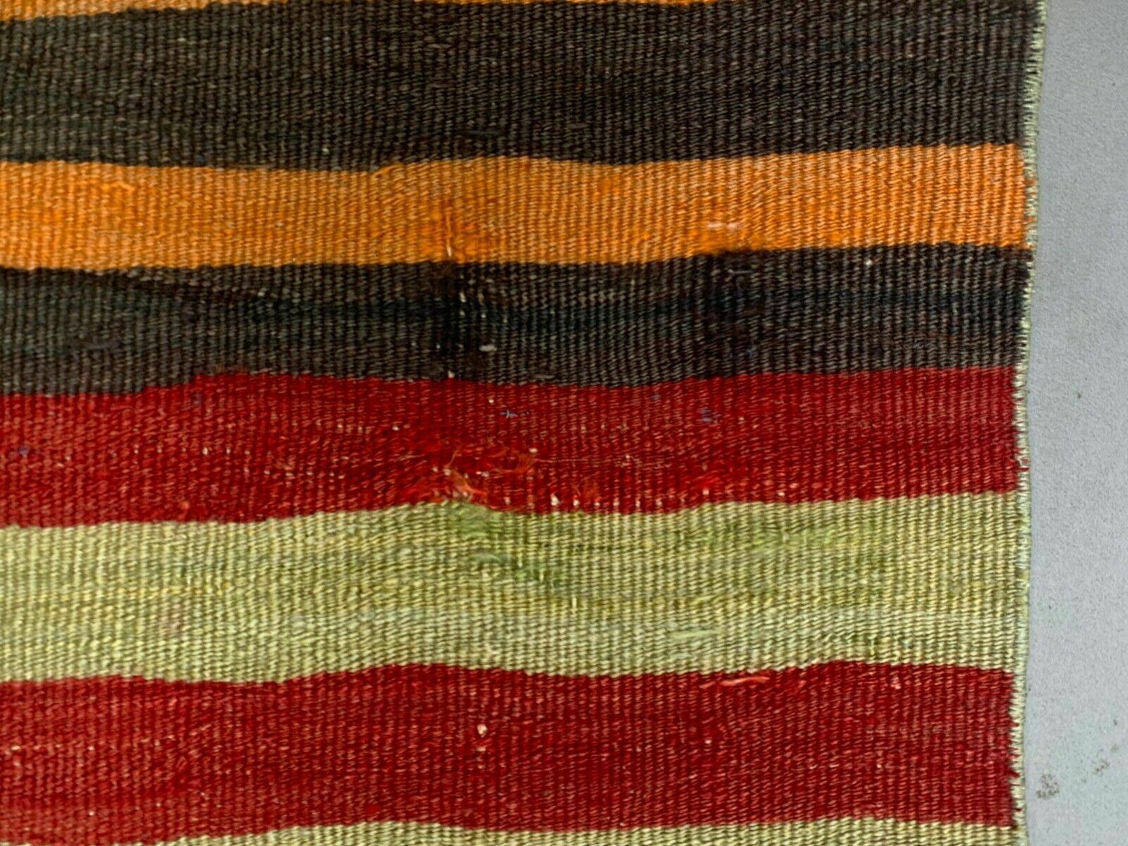 325.0 Old Turkish Narrow Kilim Runner 347x49 Cm Shabby Chic, Vintage Kelim photo